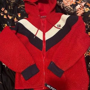 Tommy Hilfiger fuzz jacket!
